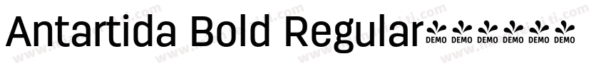 Antartida Bold Regular字体转换